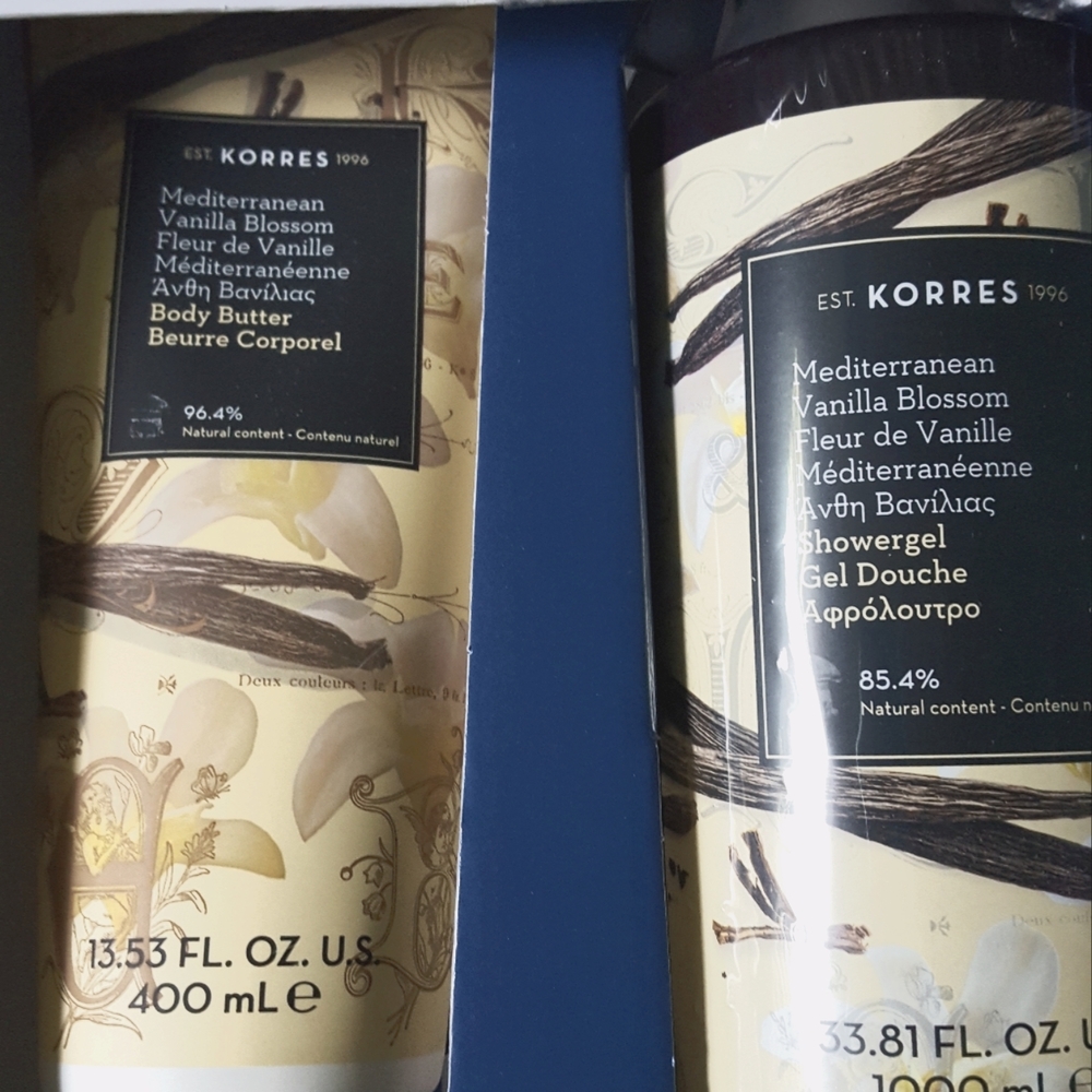 Est Korres Vanilla Blossom Body Butter & Showergel